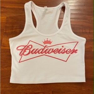 Budweiser Cropped Tank Top